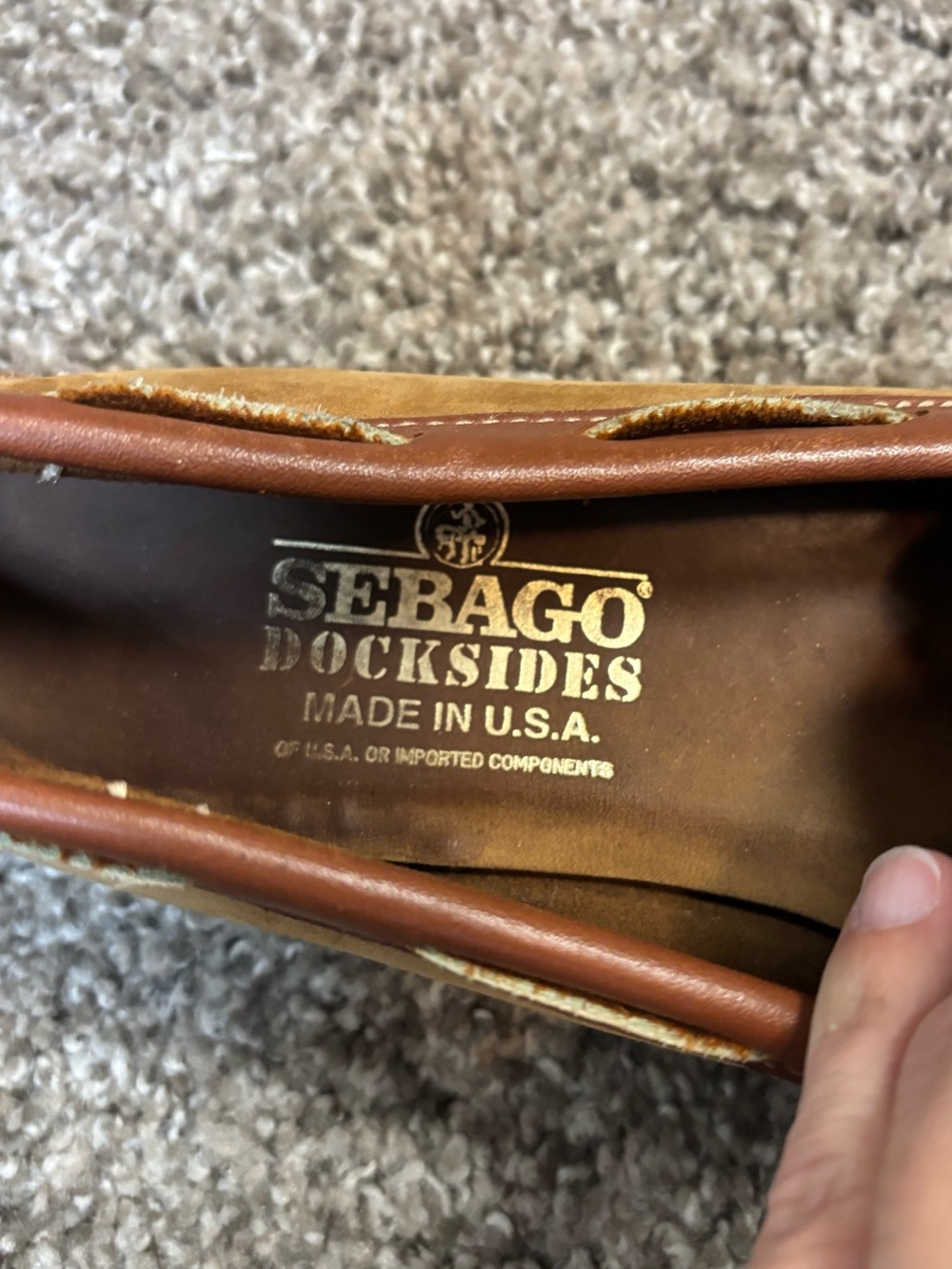 Sebago Docksiders Brown Leather Tassle Loafers 7.5 - Picture 2 of 4